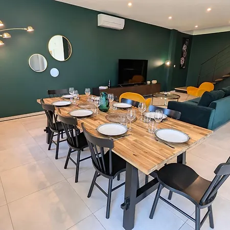 Apartmán Colorchic 3 Etoiles - Parking Prive Terrasse Clim - 120m2 Plein Centre Mèze