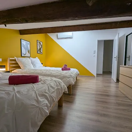Appartement Colorchic 3 Etoiles - Parking Prive Terrasse Clim - 120m2 Plein Centre *